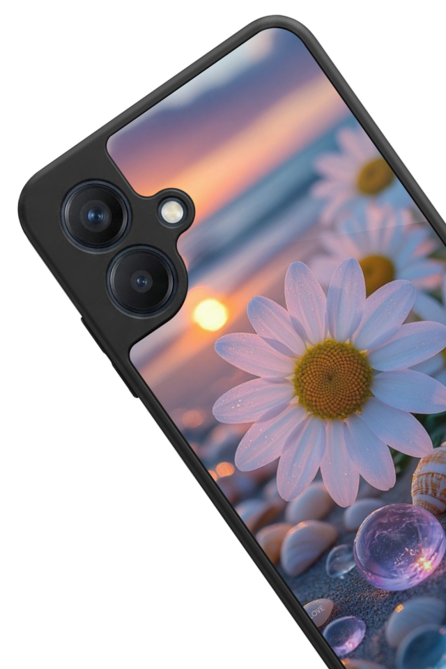 Samsung Galaxy A07 Uyumlu Cicek Tasarımlı Glossy Premium Kılıf