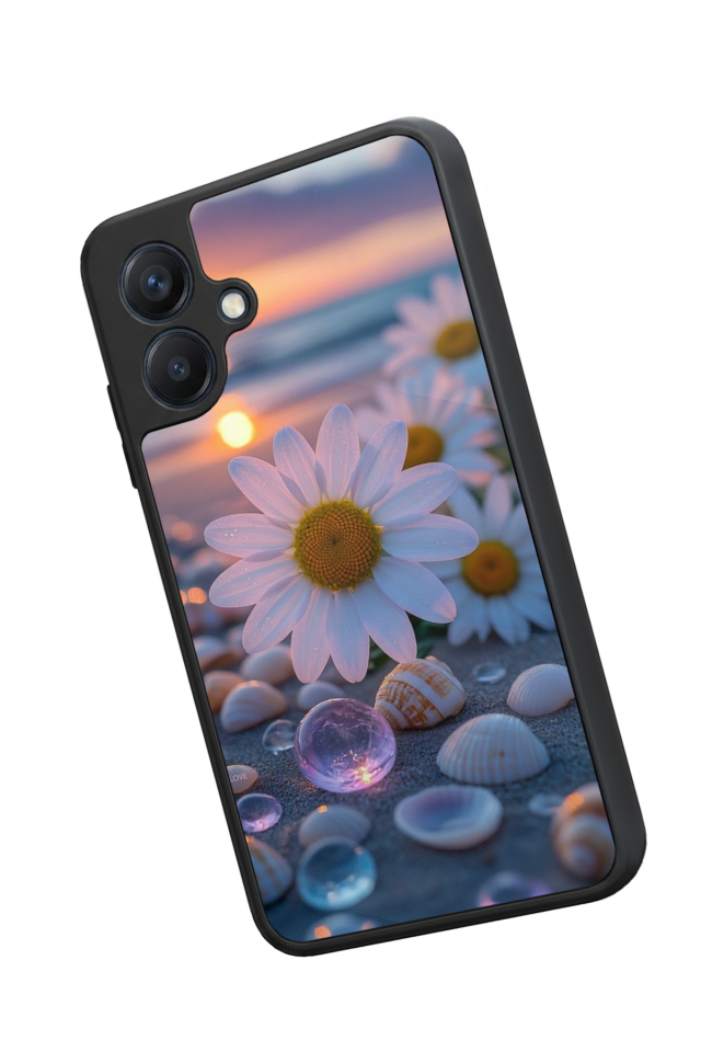 Samsung Galaxy A07 Uyumlu Cicek Tasarımlı Glossy Premium Kılıf