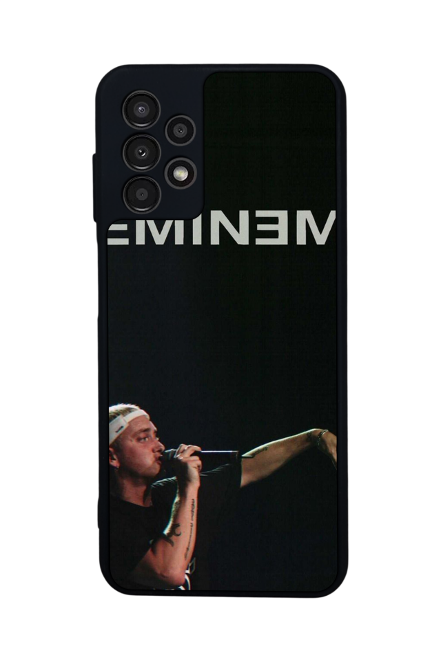 Samsung Galaxy A13 Uyumlu Eminem Tasarımlı Glossy Premium Kılıf