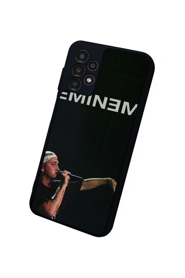Samsung Galaxy A13 Uyumlu Eminem Tasarımlı Glossy Premium Kılıf