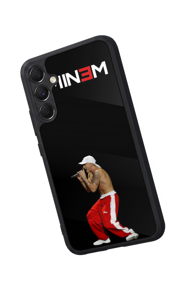 Samsung Galaxy M34 Uyumlu Eminem Tasarımlı Glossy Premium Kılıf