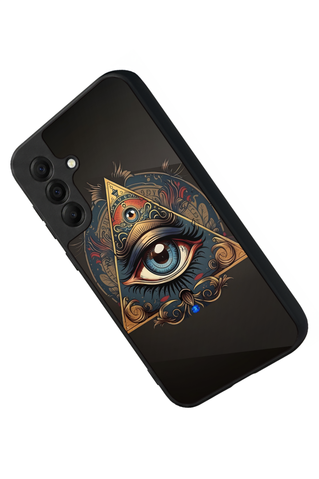 Samsung Galaxy A17 Uyumlu Göz Tasarımlı Glossy Premium Kılıf