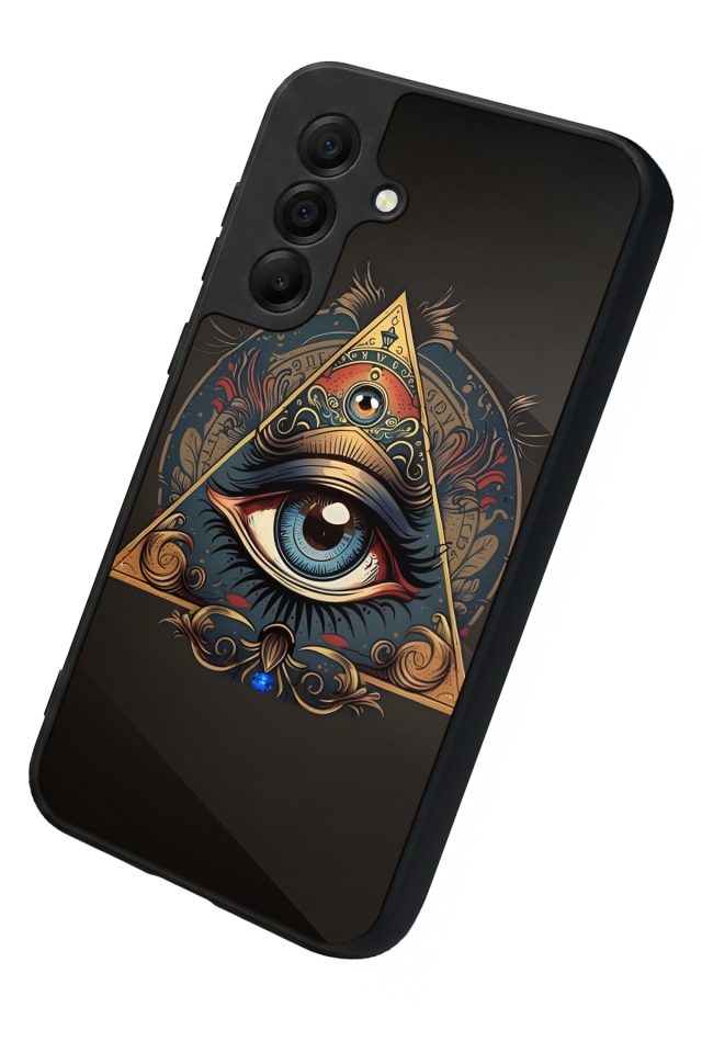 Samsung Galaxy A17 Uyumlu Göz Tasarımlı Glossy Premium Kılıf