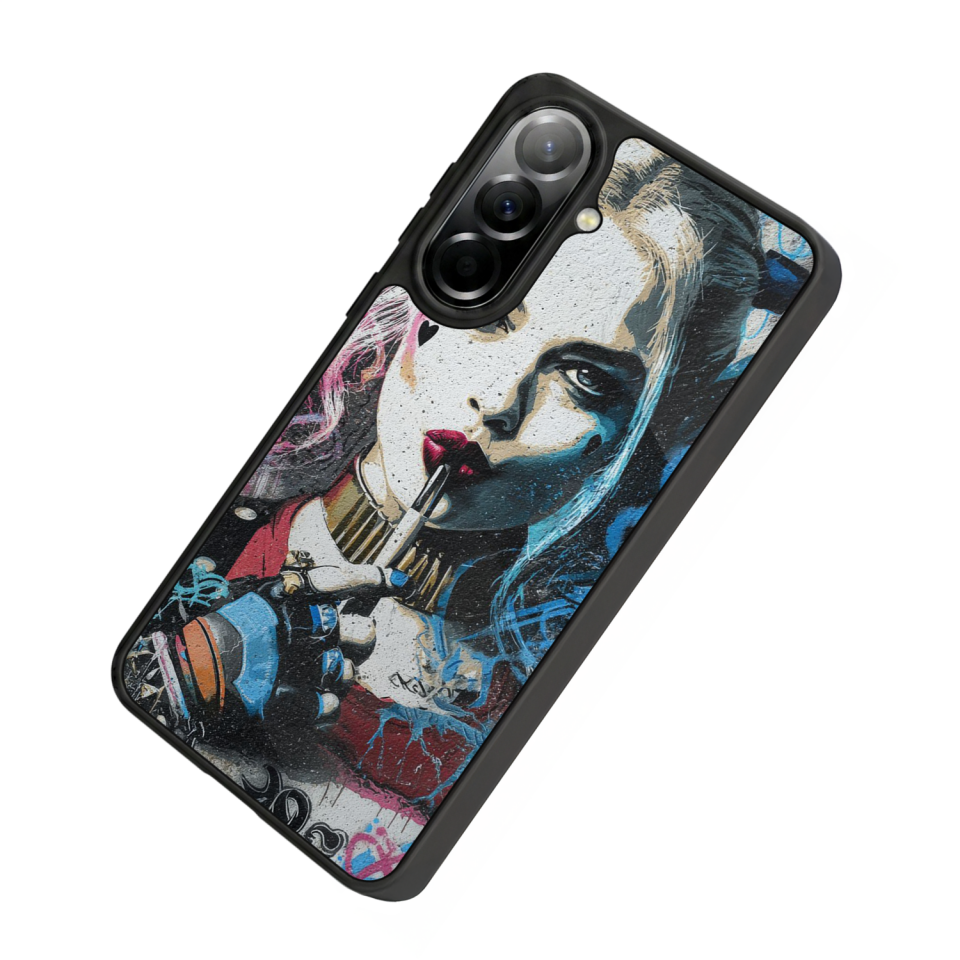 Samsung Galaxy A37 Uyumlu HarleyQueen Tasarımlı Glossy Premium Kılıf