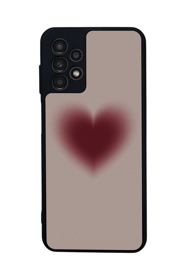 Samsung Galaxy A23 Uyumlu Kalp Love Tasarımlı Glossy Premium Kılıf