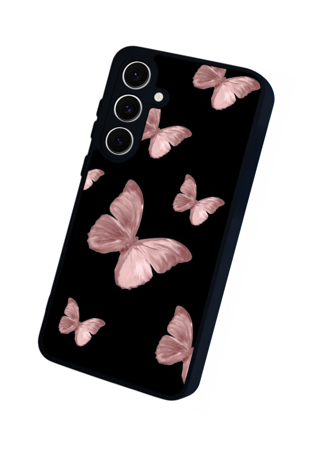 Samsung Galaxy S24 FE Uyumlu Kelebek Tasarımlı Glossy Premium Kılıf