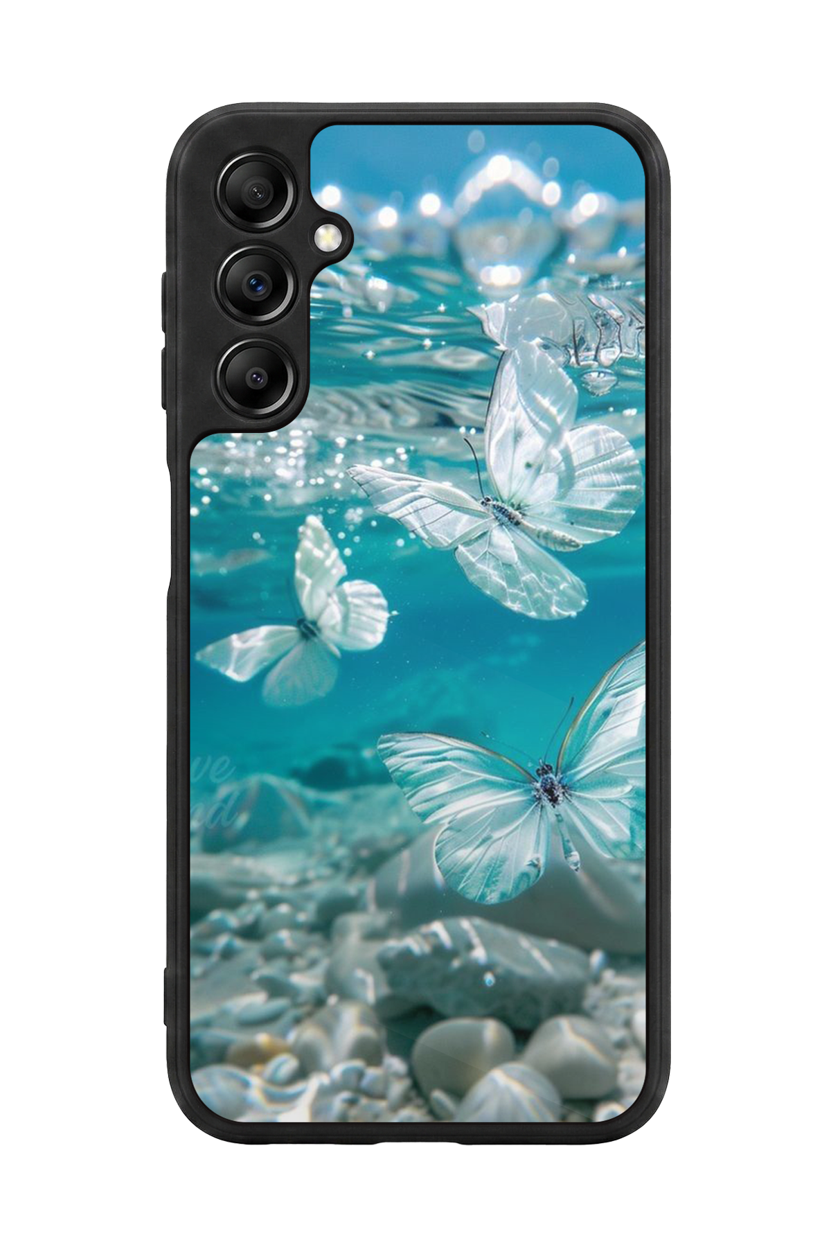 Samsung Galaxy A14 Uyumlu Kelebek Tasarımlı Glossy Premium Kılıf