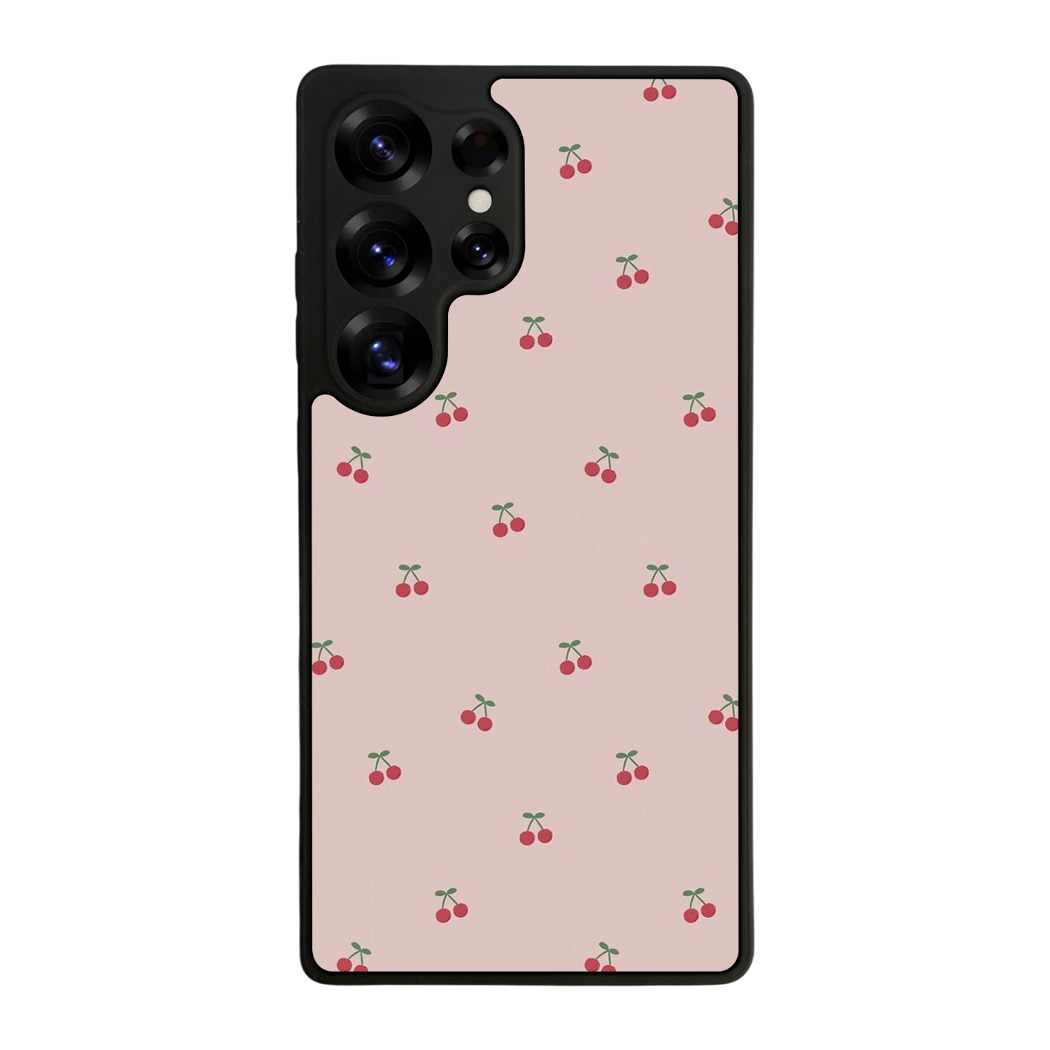 Samsung Galaxy S25 Ultra Uyumlu Kiraz Tasarımlı Glossy Premium Kılıf