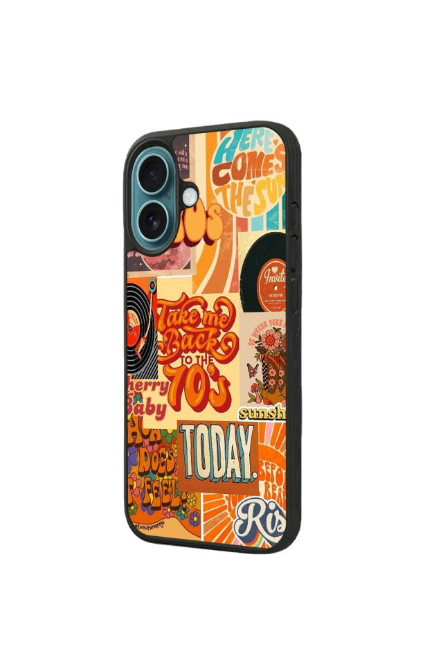 iPhone 16 Plus Uyumlu Poster Tasarımlı Glossy Premium Kılıf