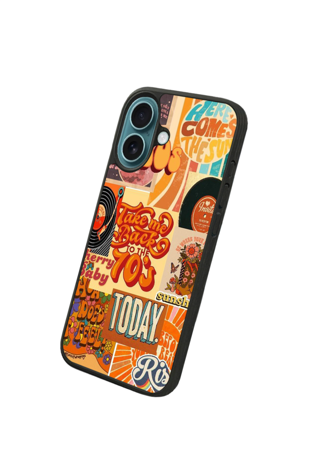 iPhone 16 Plus Uyumlu Poster Tasarımlı Glossy Premium Kılıf