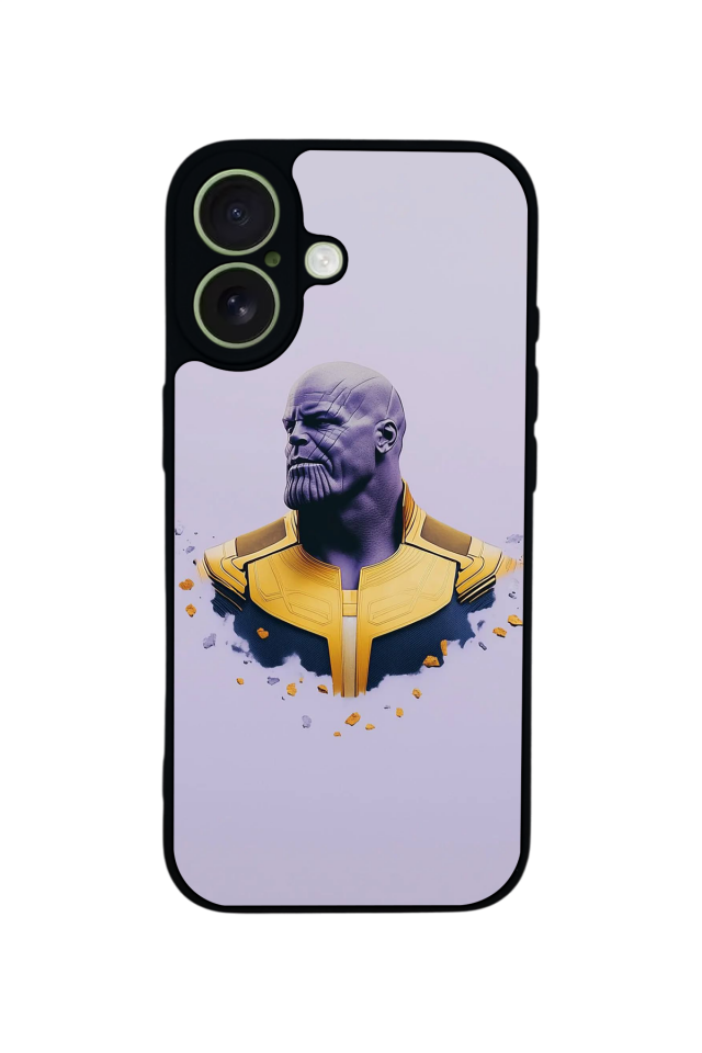 iPhone 17 Uyumlu Thanos Tasarımlı Glossy Premium Kılıf
