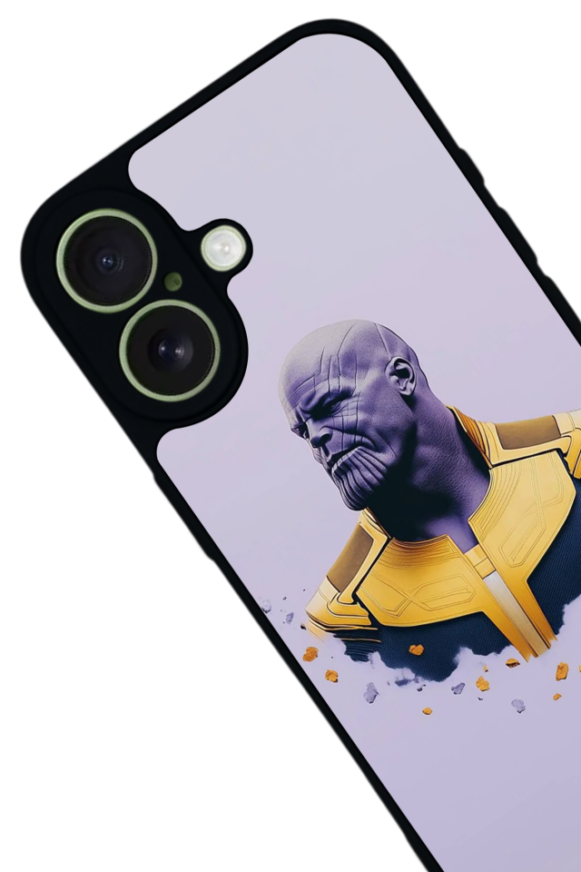 iPhone 17 Uyumlu Thanos Tasarımlı Glossy Premium Kılıf