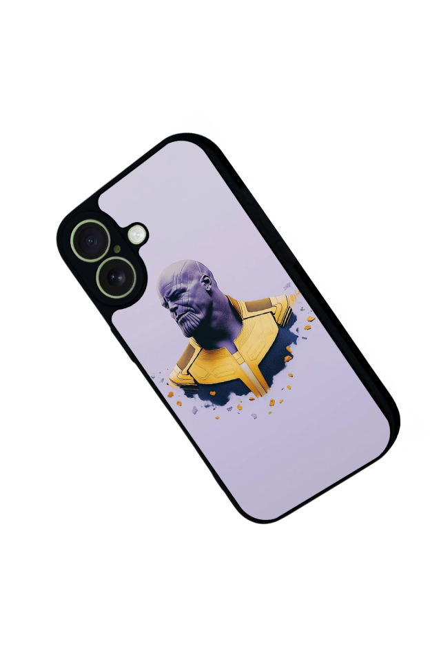 iPhone 17 Uyumlu Thanos Tasarımlı Glossy Premium Kılıf