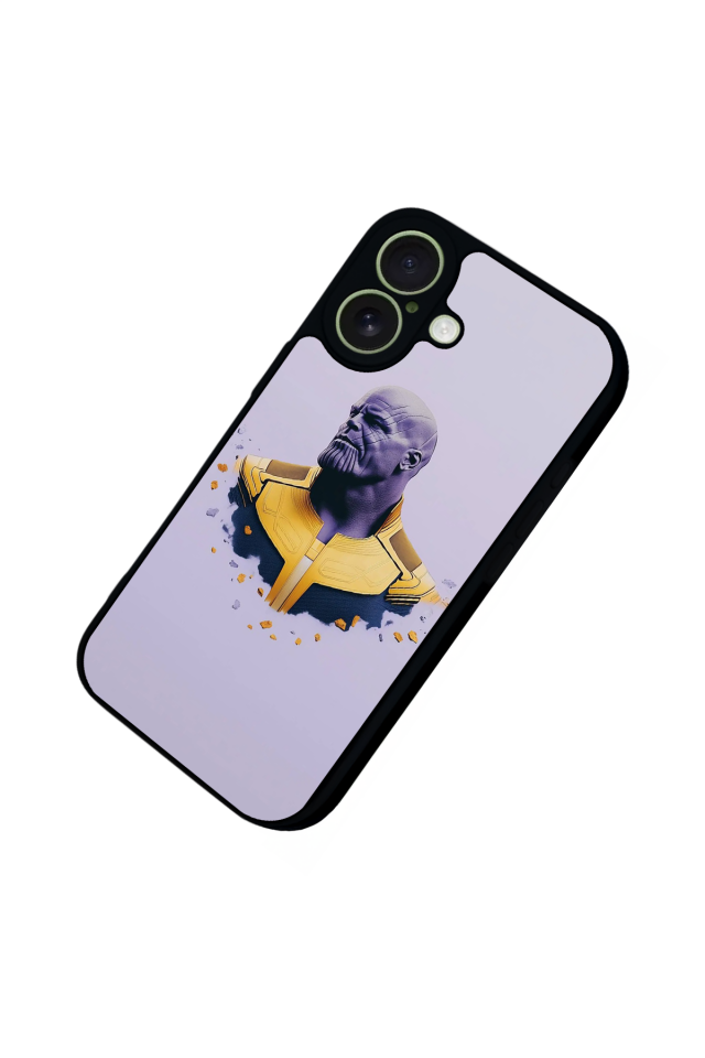 iPhone 17 Uyumlu Thanos Tasarımlı Glossy Premium Kılıf
