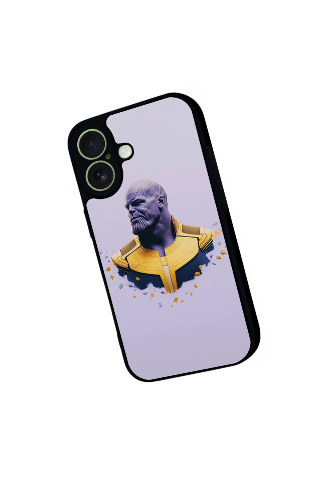 iPhone 17 Uyumlu Thanos Tasarımlı Glossy Premium Kılıf
