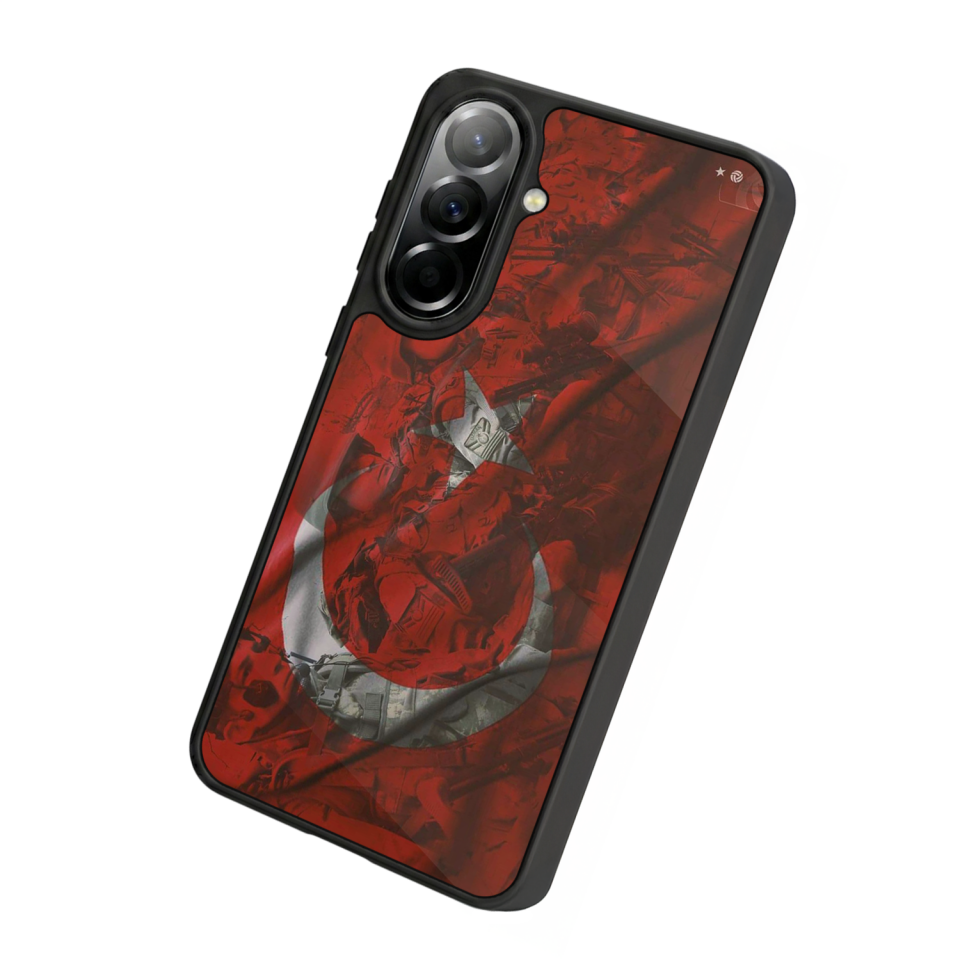 Samsung Galaxy A57 Uyumlu Türk Bayragi Tasarımlı Glossy Premium Kılıf