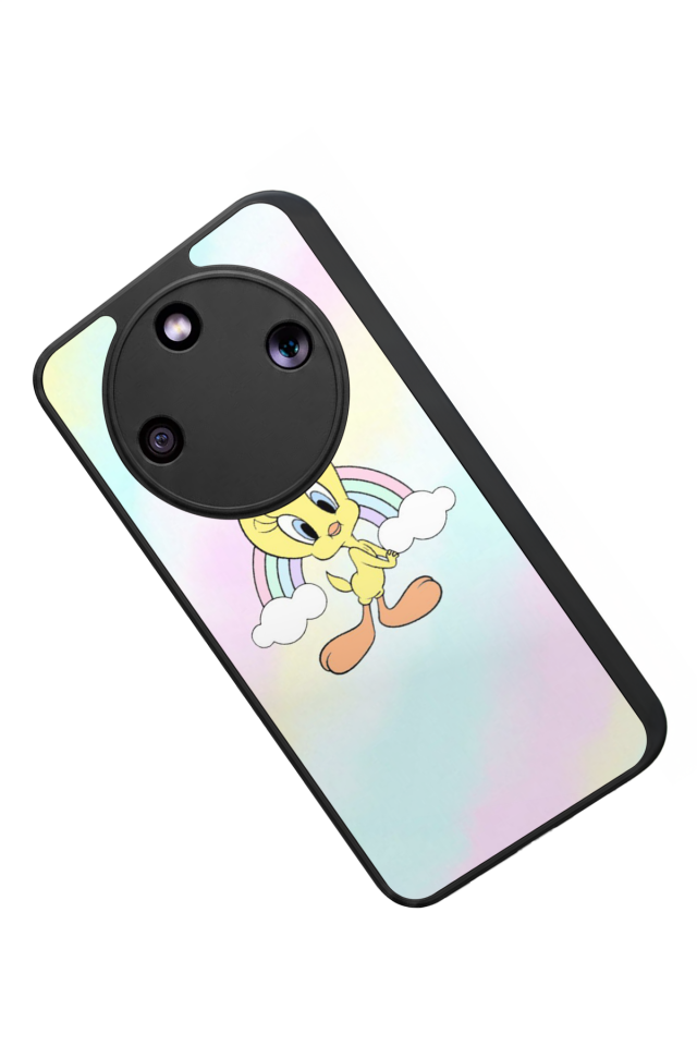 Honor Magic 8 Lite Uyumlu Tweety Tasarımlı Glossy Premium Kılıf
