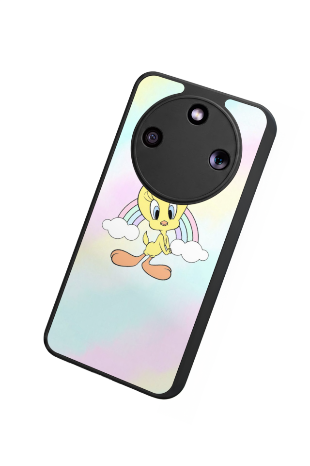 Honor Magic 8 Lite Uyumlu Tweety Tasarımlı Glossy Premium Kılıf