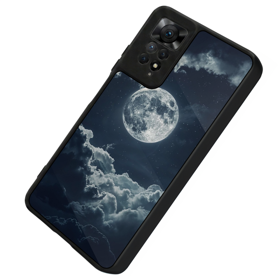 Xiaomi Redmi Note 11 Pro Uyumlu Ay Tasarımlı Glossy Premium Kılıf
