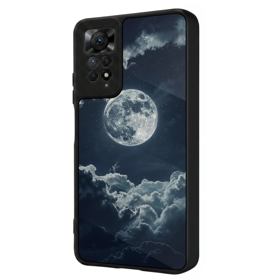 Xiaomi Redmi Note 11 Pro Uyumlu Ay Tasarımlı Glossy Premium Kılıf