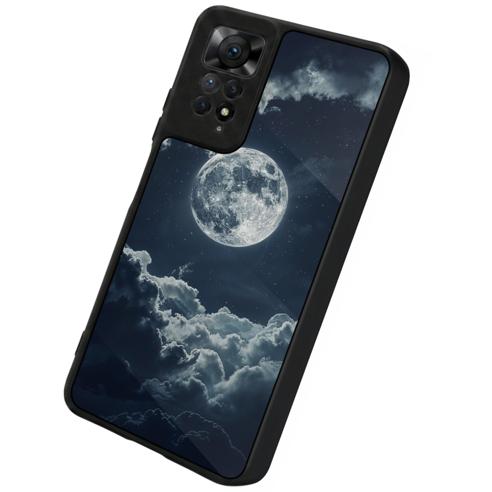 Xiaomi Redmi Note 11 Pro Uyumlu Ay Tasarımlı Glossy Premium Kılıf