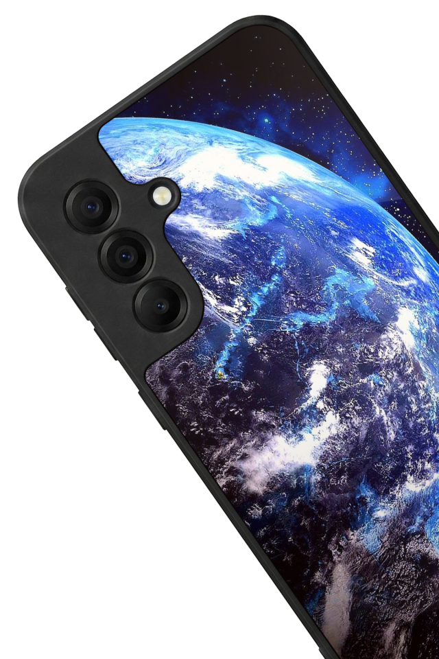 Samsung Galaxy A17 Uyumlu Ay Tasarımlı Glossy Premium Kılıf