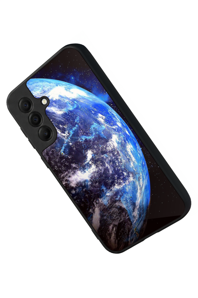 Samsung Galaxy A17 Uyumlu Ay Tasarımlı Glossy Premium Kılıf