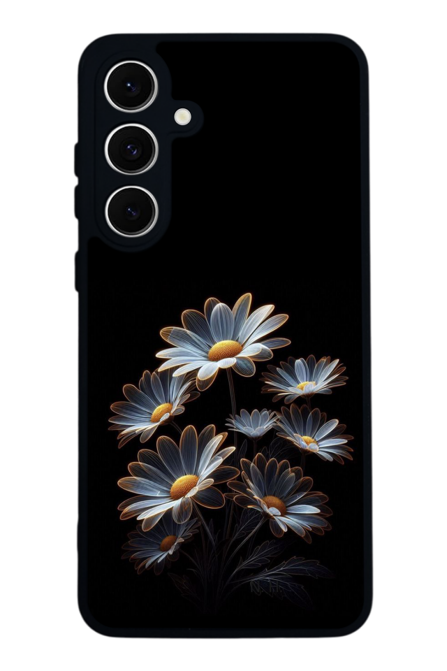Samsung Galaxy A16 Uyumlu Cicek Tasarımlı Glossy Premium Kılıf