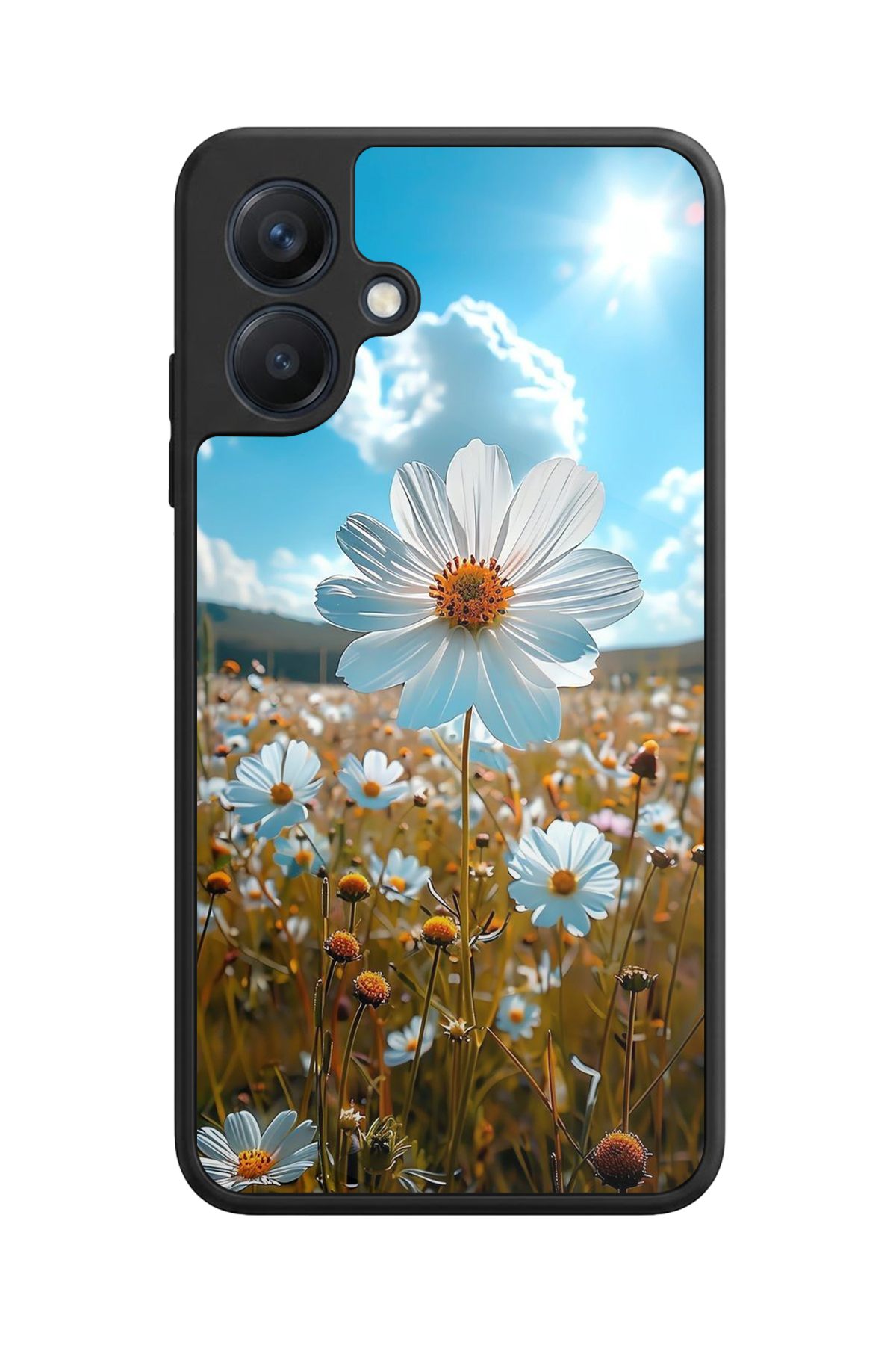 Samsung Galaxy A07 Uyumlu Cicek Tasarımlı Glossy Premium Kılıf