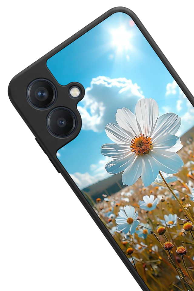 Samsung Galaxy A07 Uyumlu Cicek Tasarımlı Glossy Premium Kılıf
