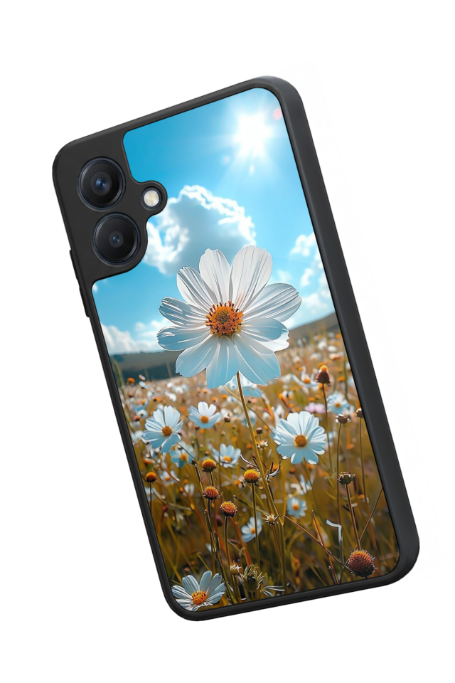 Samsung Galaxy A07 Uyumlu Cicek Tasarımlı Glossy Premium Kılıf