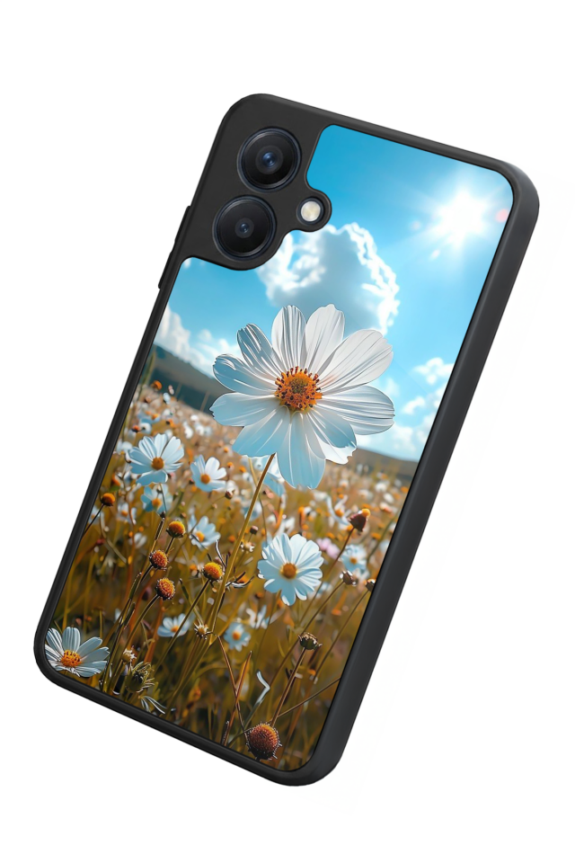 Samsung Galaxy A07 Uyumlu Cicek Tasarımlı Glossy Premium Kılıf