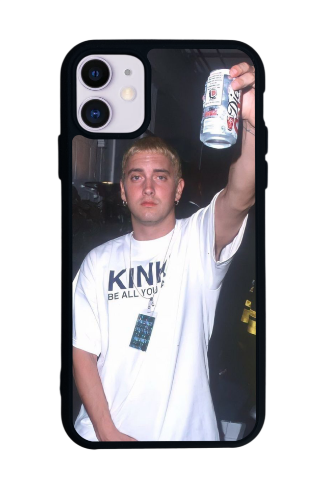 iPhone 11 Uyumlu Eminem Tasarımlı Glossy Premium Kılıf