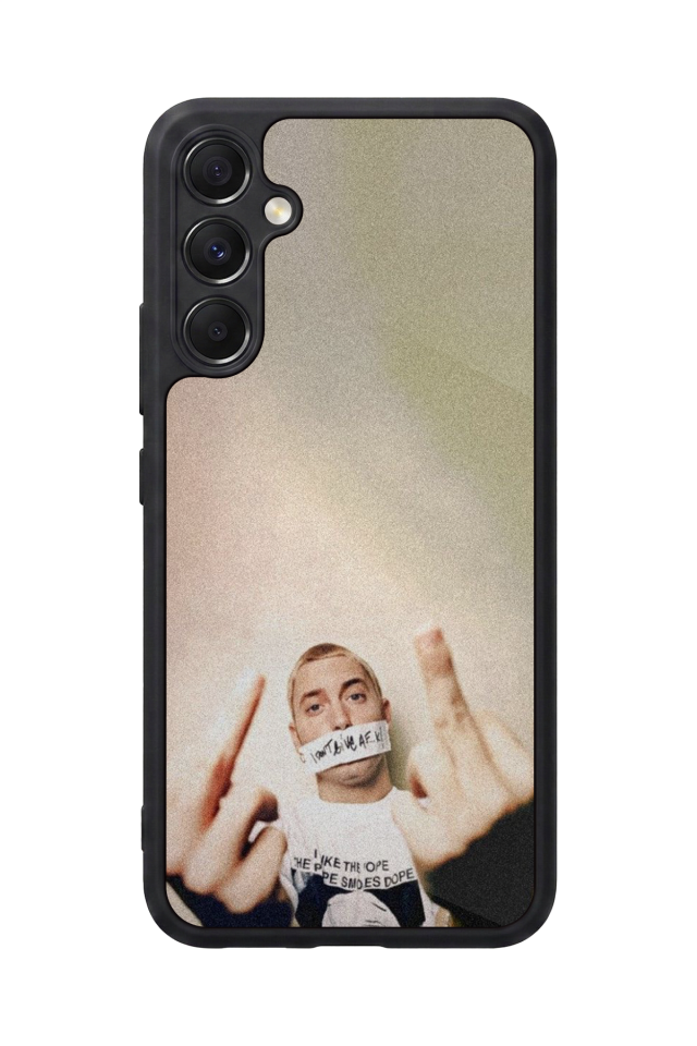 Samsung Galaxy M34 Uyumlu Eminem Tasarımlı Glossy Premium Kılıf