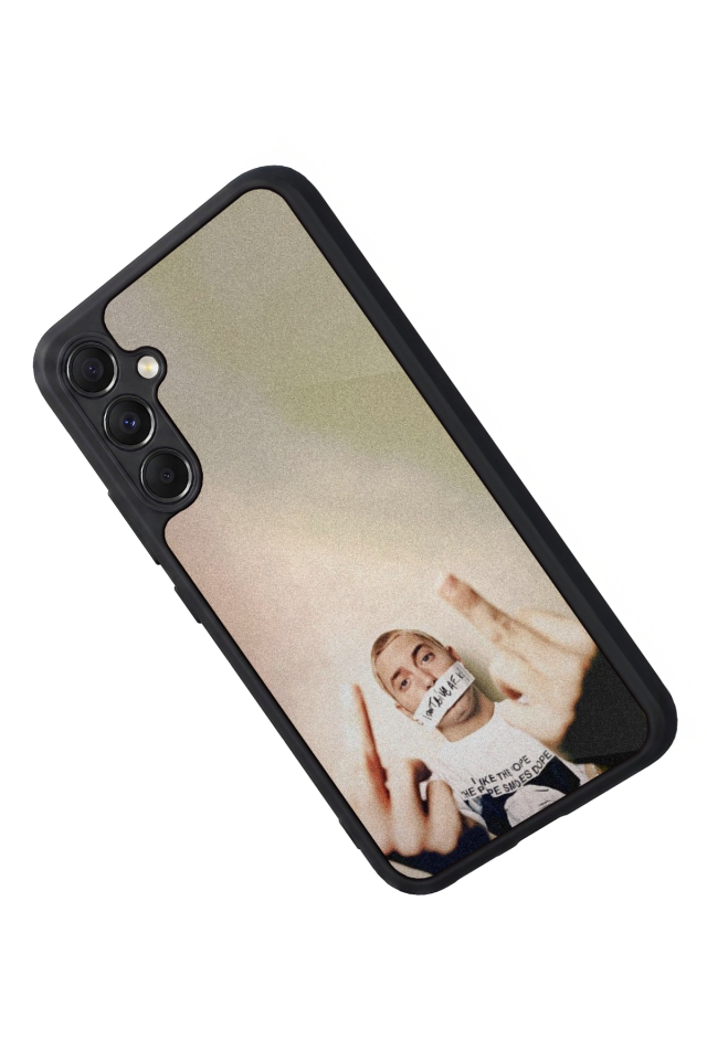 Samsung Galaxy M34 Uyumlu Eminem Tasarımlı Glossy Premium Kılıf
