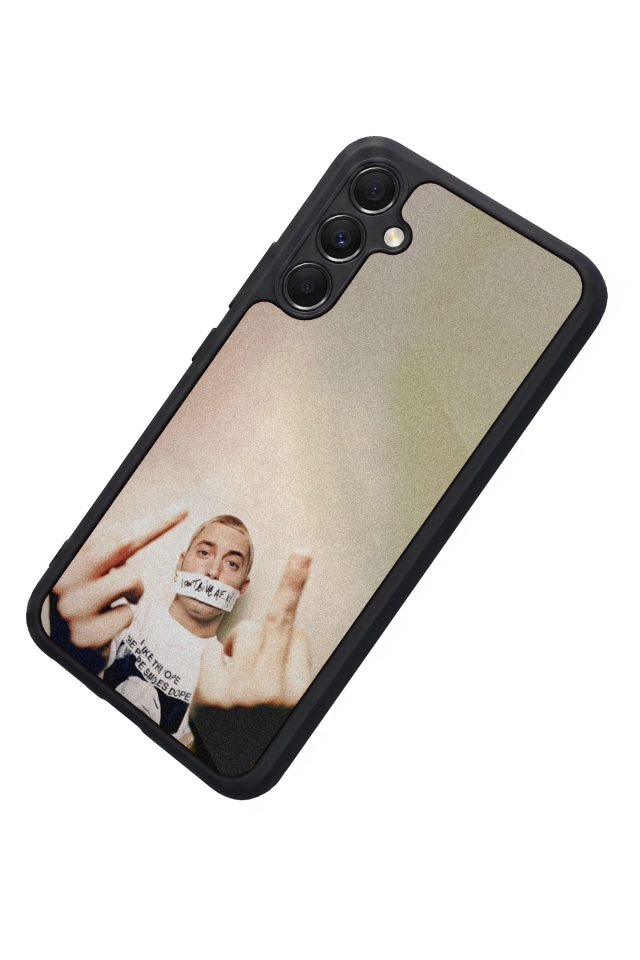 Samsung Galaxy M34 Uyumlu Eminem Tasarımlı Glossy Premium Kılıf