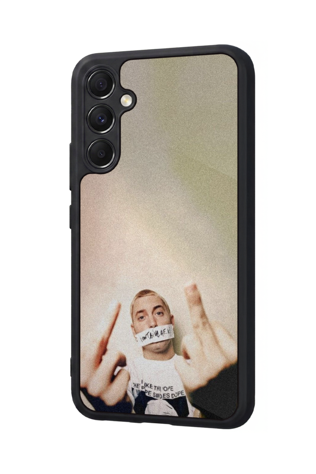 Samsung Galaxy M34 Uyumlu Eminem Tasarımlı Glossy Premium Kılıf