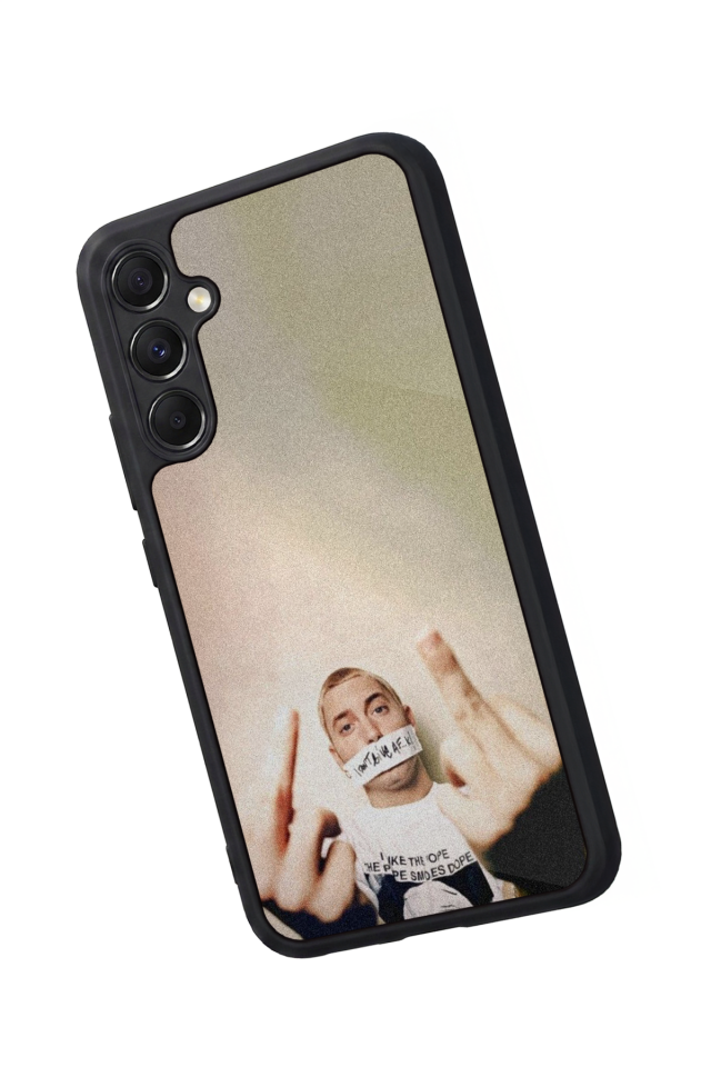 Samsung Galaxy M34 Uyumlu Eminem Tasarımlı Glossy Premium Kılıf