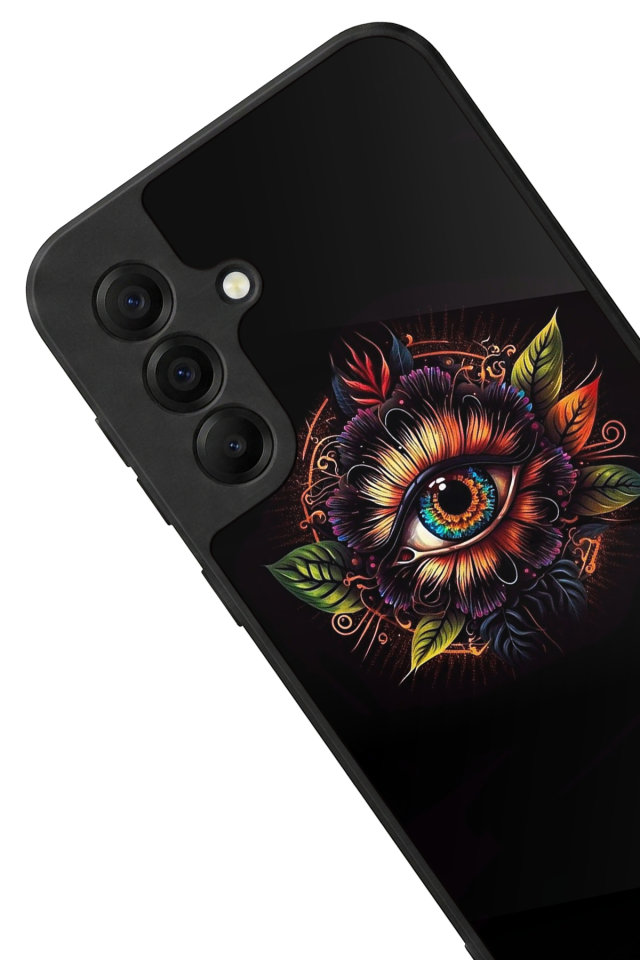Samsung Galaxy A17 Uyumlu Göz Tasarımlı Glossy Premium Kılıf