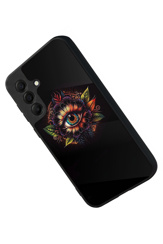 Samsung Galaxy A17 Uyumlu Göz Tasarımlı Glossy Premium Kılıf