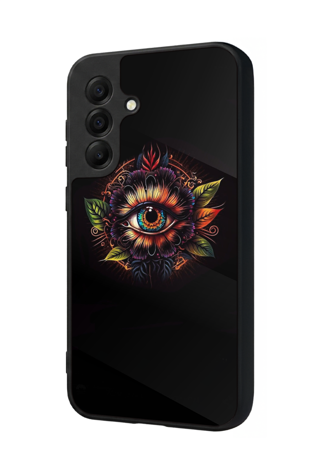 Samsung Galaxy A17 Uyumlu Göz Tasarımlı Glossy Premium Kılıf