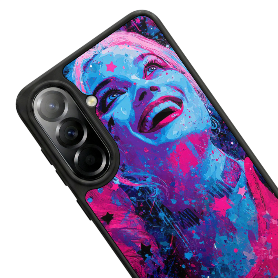 Samsung Galaxy A37 Uyumlu HarleyQueen Tasarımlı Glossy Premium Kılıf