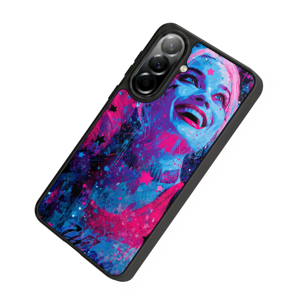 Samsung Galaxy A37 Uyumlu HarleyQueen Tasarımlı Glossy Premium Kılıf