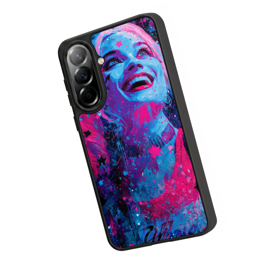 Samsung Galaxy A37 Uyumlu HarleyQueen Tasarımlı Glossy Premium Kılıf