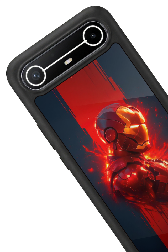 Tecno Spark Slim 5G Uyumlu  Iron Man ( Demir Adam ) Tasarımlı Glossy Premium Kılıf