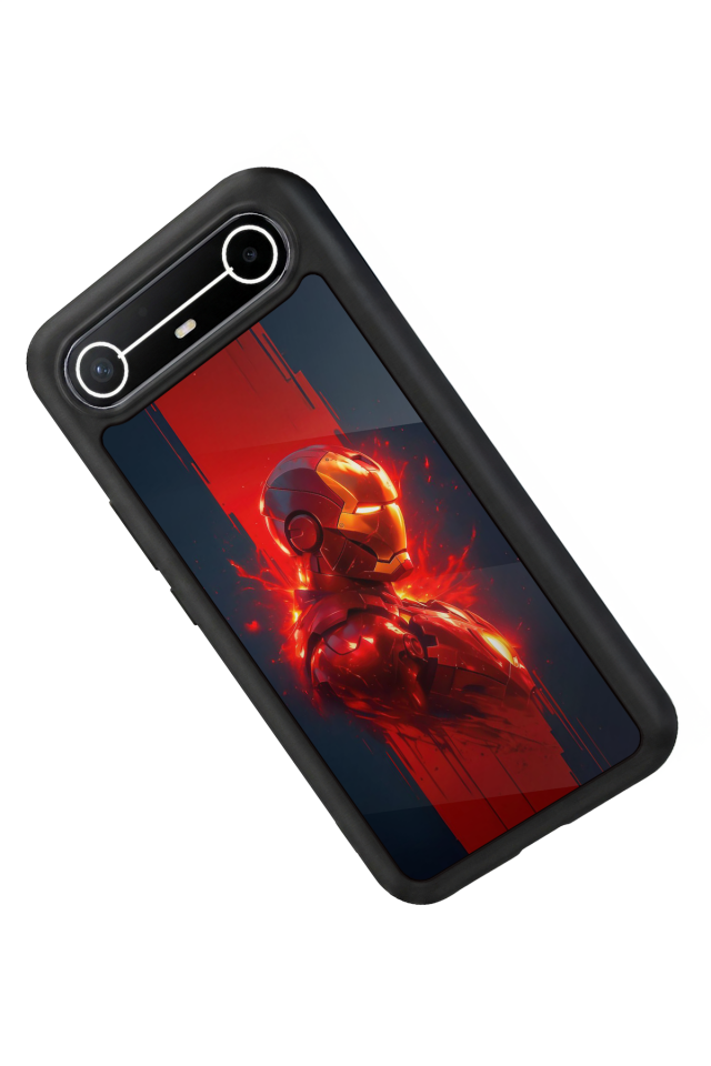 Tecno Spark Slim 5G Uyumlu  Iron Man ( Demir Adam ) Tasarımlı Glossy Premium Kılıf