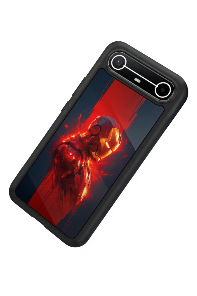 Tecno Spark Slim 5G Uyumlu  Iron Man ( Demir Adam ) Tasarımlı Glossy Premium Kılıf