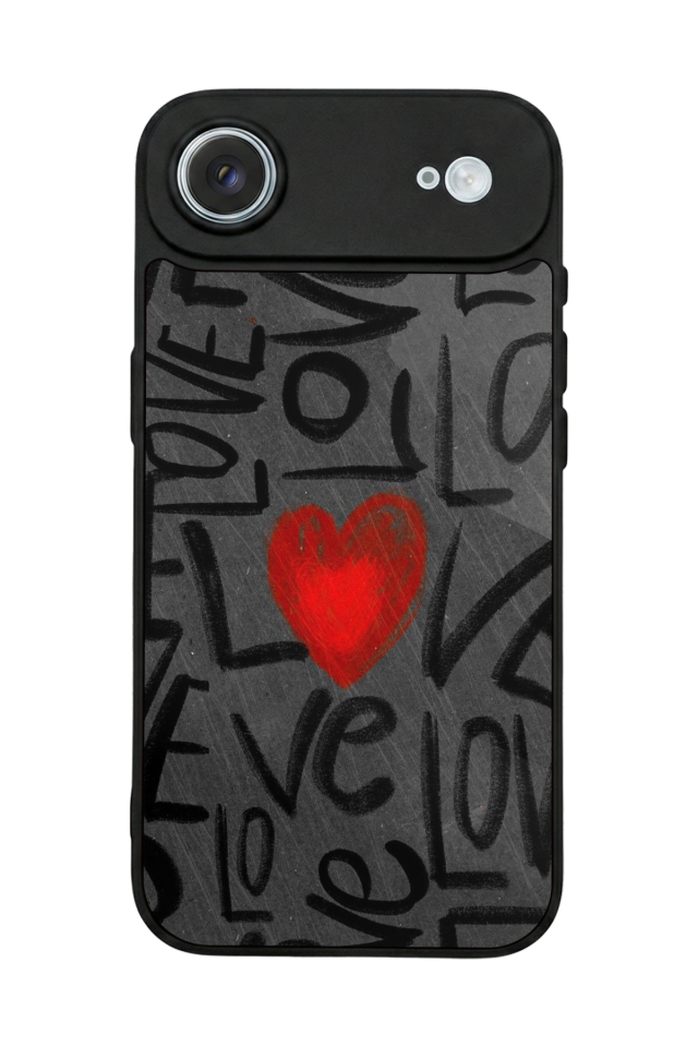 iPhone 17 Air Uyumlu Love Tasarımlı Glossy Premium Kılıf