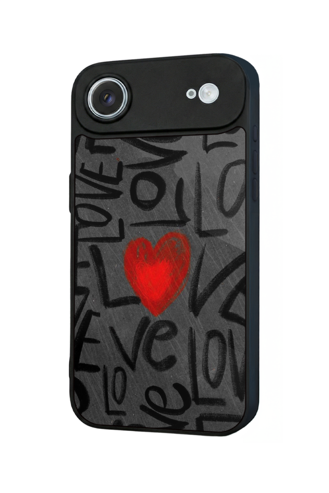 iPhone 17 Air Uyumlu Love Tasarımlı Glossy Premium Kılıf