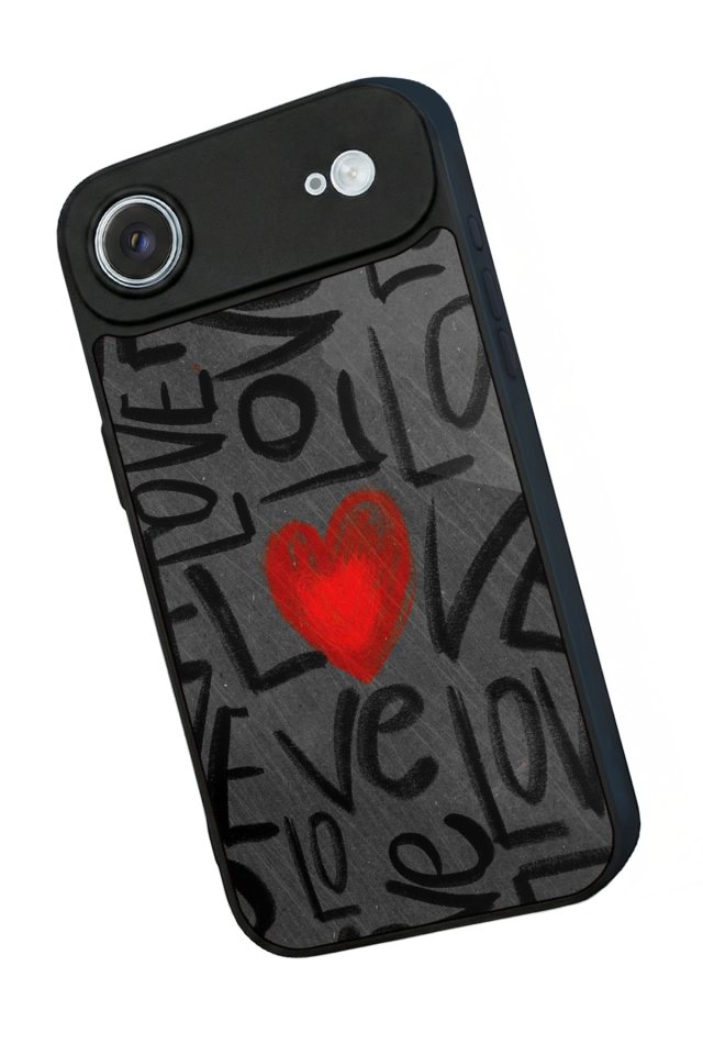 iPhone 17 Air Uyumlu Love Tasarımlı Glossy Premium Kılıf